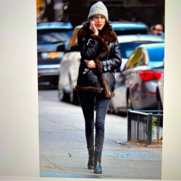 NWT Acne Studio Pistol Boot Black Women Size 37 - Picture 13 of 15